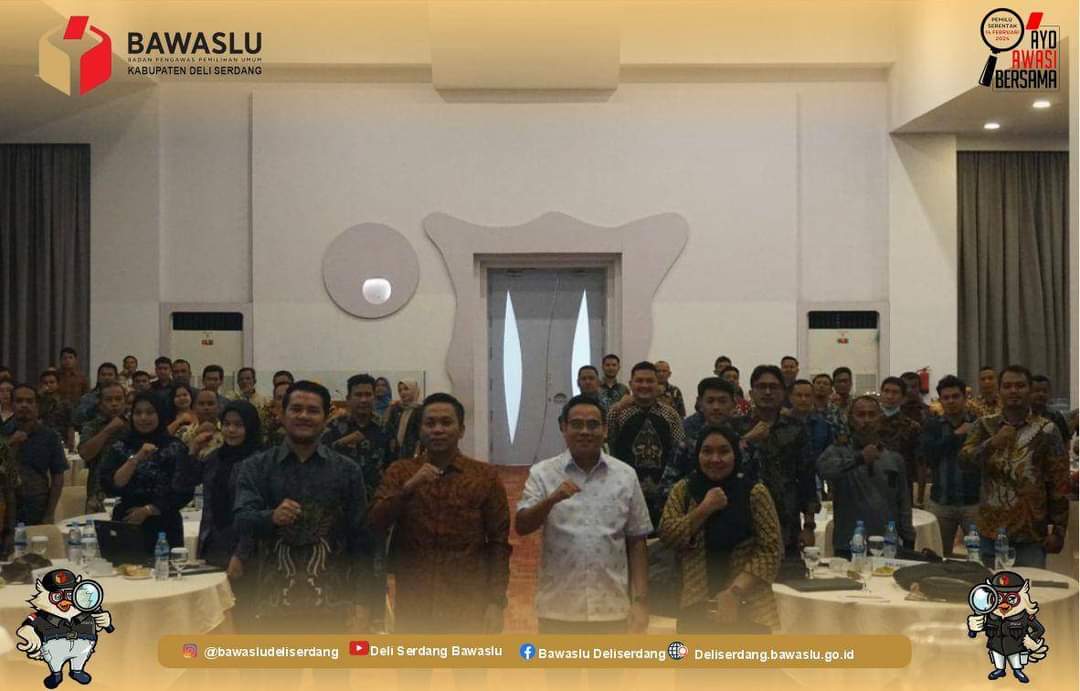 Bawaslu Kabupaten Deli Serdang Melaksanakan Kegiatan Rapat Koordinasi Pengawasan Masa Kampanye Dalam Rangka Penguatan Panwaslu Kecamatan Se-Kabupaten Deli Serdang Pada Pemilu 2024