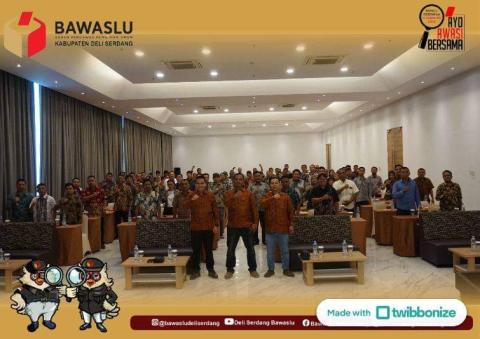 Bawaslu Kabupaten Deli Serdang Melaksanakan Rapat Kerja Teknis Persiapan Pembekalan Pengawas TPS bagi Panwaslu Kecamatan Se-Kabupten Deli Serdang